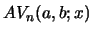 $ AV_{n}(a,b;x)$