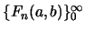 $ \{F_{n}(a,b)\}_{0}^{\infty}$